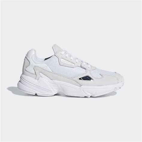 White adidas Falcon Shoes 